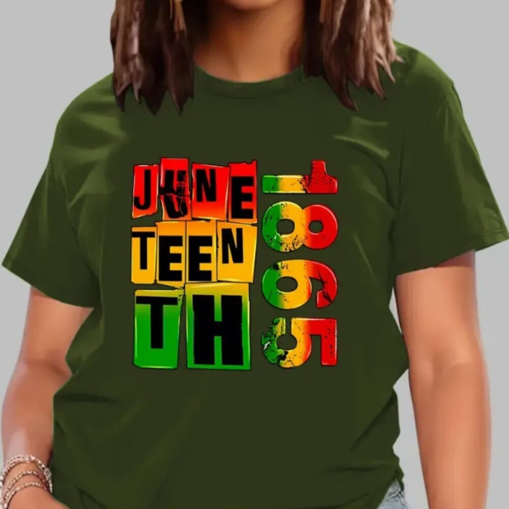 "1865 Juneteenth" - Custom T-Shirts Made to Order - NWT - Picture 3 of 9